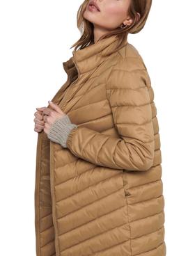 Abrigo Only Acolchado Newtahoe Camel Para Mujer