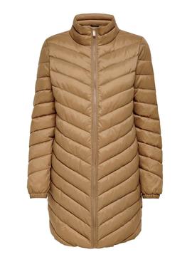 Abrigo Only Acolchado Newtahoe Camel Para Mujer