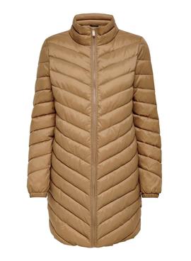 Abrigo Only Acolchado Newtahoe Camel Para Mujer