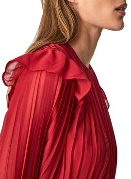 Vestido Pepe Jeans Coline Rojo Para Mujer