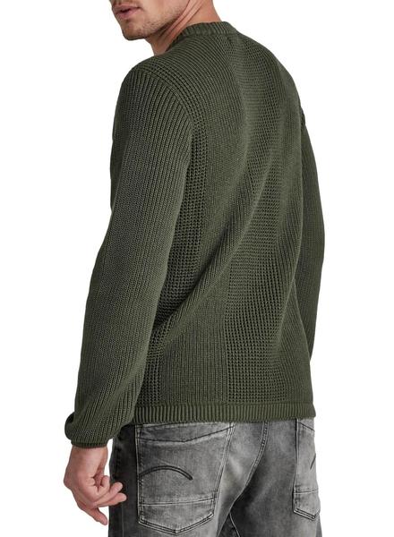 Jersey G-Star Structured Verde Hombre