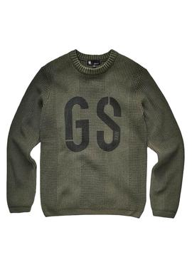 Jersey G-Star Structured Verde Para Hombre