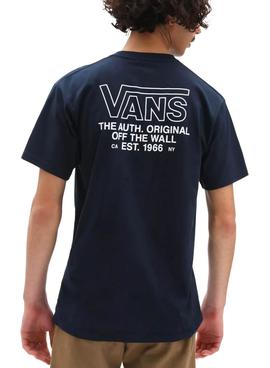 Camiseta Vans MN Sequence SS Marino Para Hombre