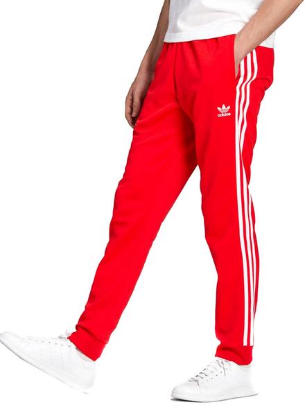 Pantalon Chandal Adidas SST Rojo Para