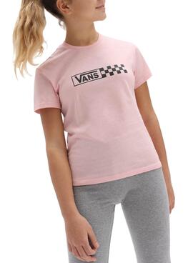 Camiseta Vans Fun Day Rosa para Niña