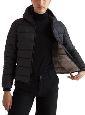 Chaqueta Ecoalf Asp Negro Para Mujer