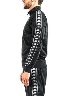 Chaqueta Chandal Kapa Anniston Slim Negro Hombre