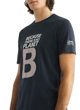 Camiseta Ecoalf Creat B Marino para Hombre