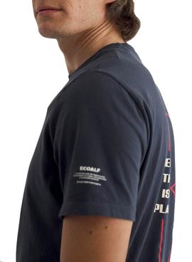 Camiseta Ecoalf Andermatt Azul Marino para Hombre