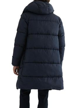 Abrigo Ecoalf Lujar Long Azul Marino para Hombre
