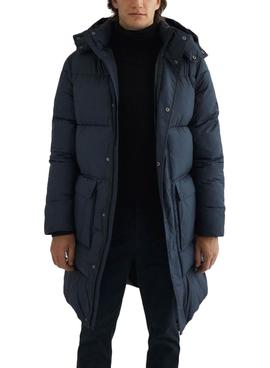 Abrigo Ecoalf Lujar Long Azul Marino para Hombre