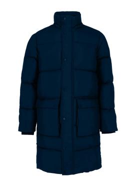 Abrigo Ecoalf Lujar Long Azul Marino para Hombre