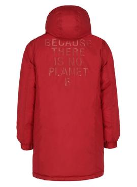 Abrigo Ecoalf Vintage Reversible Marino Rojo
