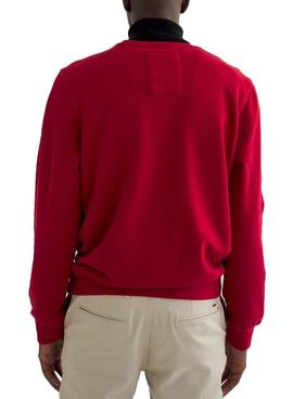 Sudadera Ecoalf Bardera Rojo para Hombre