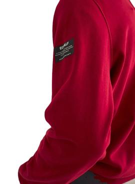 Sudadera Ecoalf Bardera Rojo para Hombre