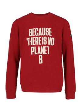 Sudadera Ecoalf Bardera Rojo para Hombre