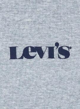 Camiseta Levis Waffle Gris para Niño