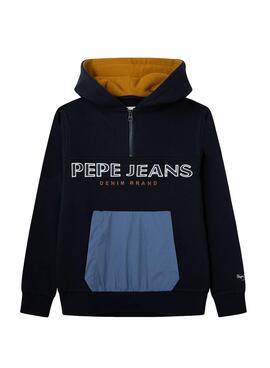 Sudadera Pepe Jeans Joe Azul Marino para Niño