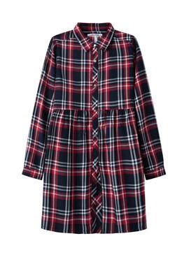 Vestido Pepe Jeans Luli Tartan Marino para Niña