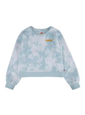 Sudadera Levis Benchwarmer Tie Dye Azul para Niña