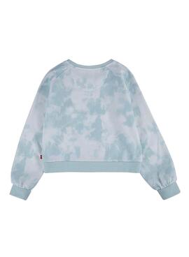 Sudadera Levis Benchwarmer Tie Dye Azul para Niña