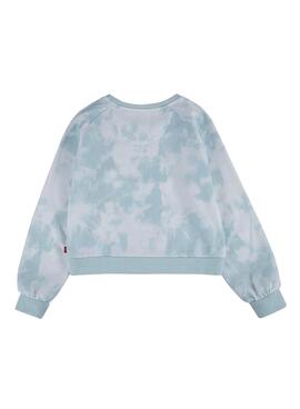 Sudadera Levis Benchwarmer Tie Dye Azul para Niña