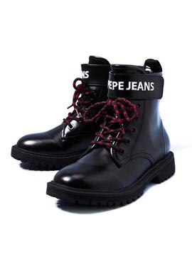 Botines Pepe Jeans Hatton Strap Negro para Niña