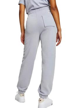 Pantalon Chandal Tommy Collegiate Jeans Lila Mujer