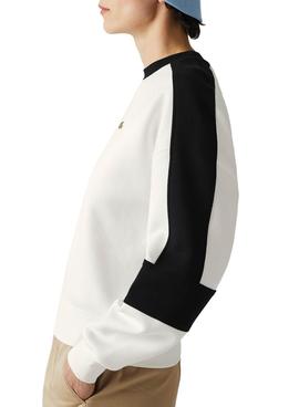 Sudadera Lacoste Live Blanca Para Mujer