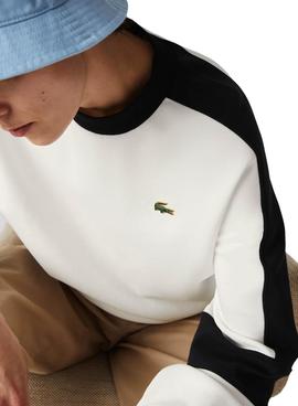 Sudadera Lacoste Live Blanca Para Mujer