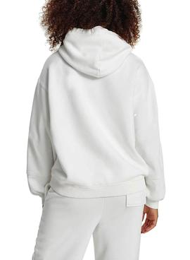 Sudadera Tommy Jeans Collegiate Blanco para Mujer