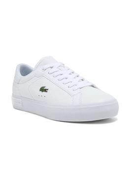 Zapatillas Lacoste Powercourt Blanco Para Mujer