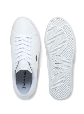 Zapatillas Lacoste Powercourt Blanco Para Mujer