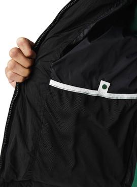 Abrigo Lacoste Blouson Negro Para Hombre