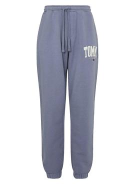 Pantalon Chandal Tommy Jeans Collegiate Azul para Hombre 