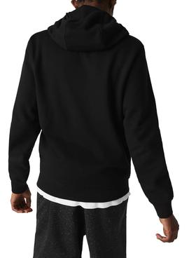 Sudadera Lacoste Sport Negro Para Hombre