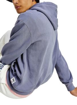 Sudadera Tommy Jeans Collegiate Azul para Mujer