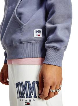 Sudadera Tommy Jeans Collegiate Azul para Mujer