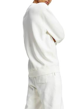 Sudadera Tommy Jeans Collegiate Blanca Hombre