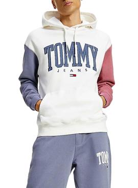 Sudadera Tommy Jeans Collegiate Capucha Hombre