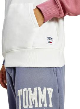 Sudadera Tommy Jeans Collegiate Capucha Hombre