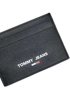 Tarjetero Tommy Jeans Negro Con Logo Para Hombre