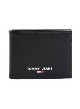 Cartera Tommy Jeans Essential Negro Para Hombre