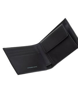 Cartera Tommy Jeans Essential Negro Para Hombre