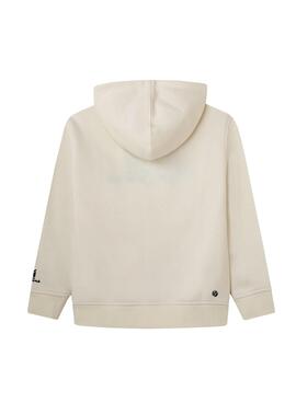 Sudadera Pepe Jeans Doris Beige para Niña