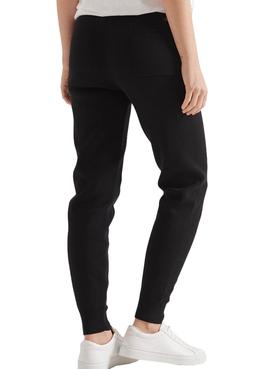 Pantalon Superdry Joger Studios Negro Para Mujer