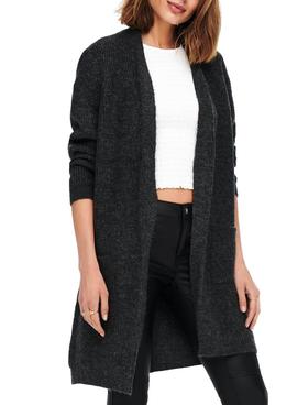 Cardigan Only Jade Gris Para Mujer