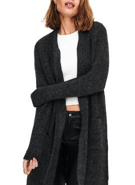 Cardigan Only Jade Gris Para Mujer