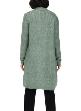 Cardigan Only Jade Verde Para Mujer