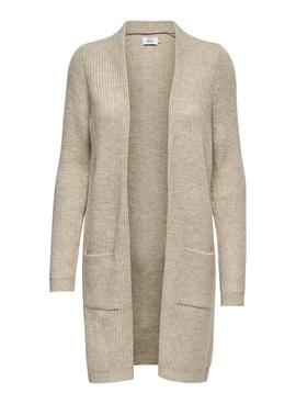 Cardigan Only Jade Beige Para Mujer